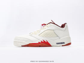 耐克乔丹Air Jordan 5 Low El Grito低帮复古篮球鞋HF8833-100男女鞋