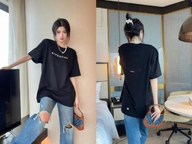 Giv 反转Logo印花短袖（JN）