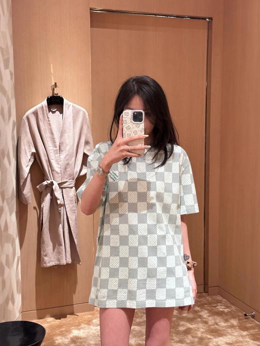 驴家 绿棋盘印花短袖（JN） 商品图2