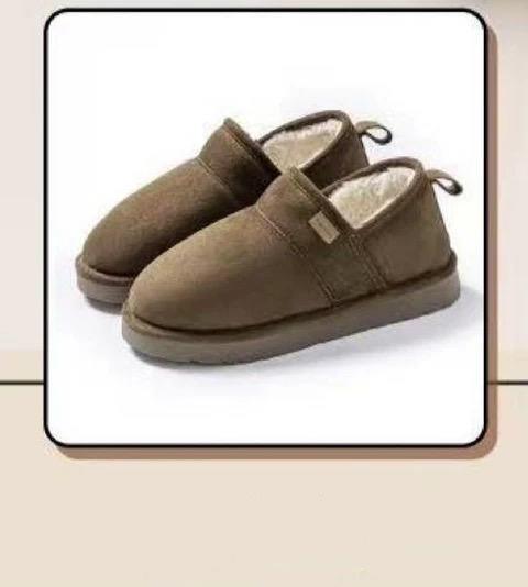 男士秋冬雪地保暖外穿时尚百搭厚底防滑休闲棉鞋【WG24139】 商品图1