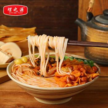 螺之源 柳州螺蛳粉 方便速食米线（水煮型）加辣加臭螺蛳粉335g*8袋装 /粮油调味 /方便食品 /螺蛳粉 商品图1