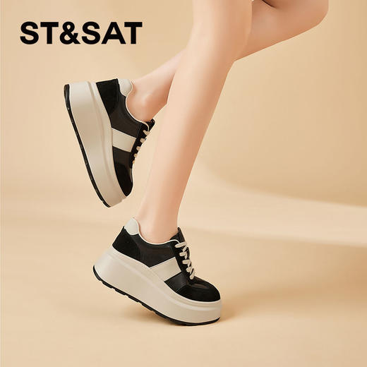 【绒里可选】星期六复古厚底增高休闲鞋SSC3112E74/SSC411DEH6 商品图6