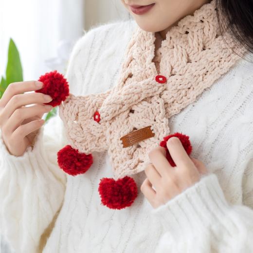 苏苏姐家忆暖小围脖手工diy编织钩针毛线团自制围巾材料包冬 商品图1