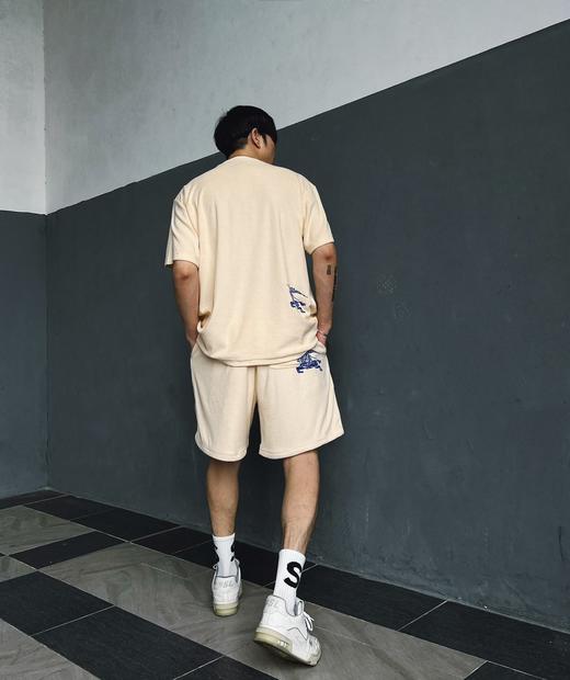 B家 超透气亲肤软糯舒爽的毛巾布战马短袖（JN） 商品图1