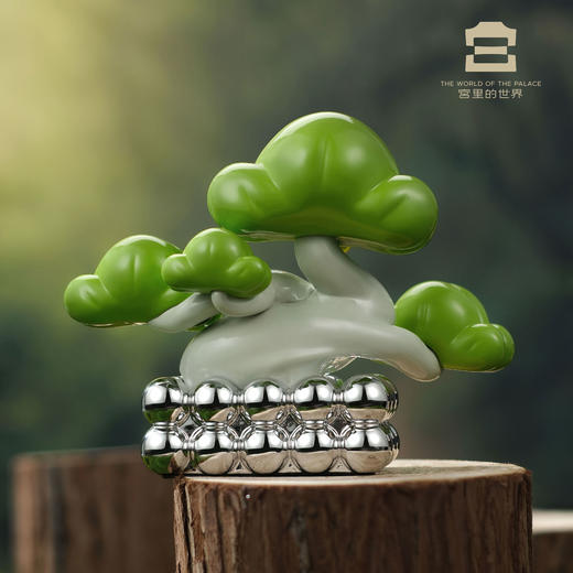 【摆件】青松发财摆件足金999 商品图5