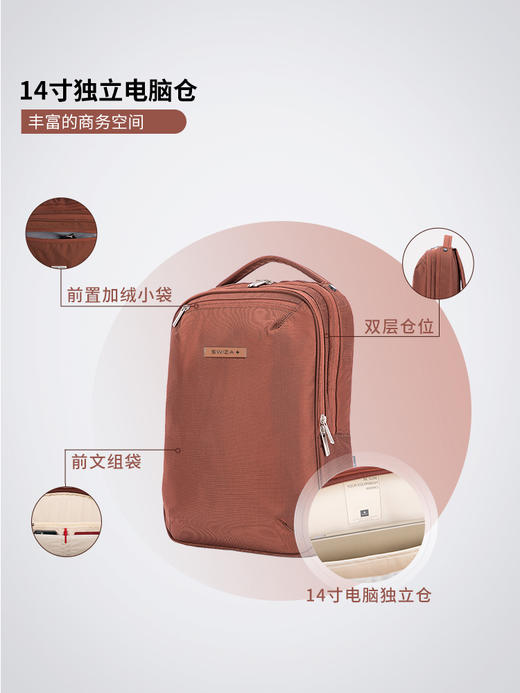 SWIZA 904超薄双肩包 商品图3