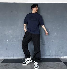 Maiso 24SS暗纹刺绣标语短袖(JN)