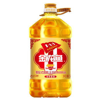 金龙鱼 食用油 非转基因 黄金比例零反式脂肪食用调和油 5L (新) /粮油调味 /食用油 /调和油 商品图3