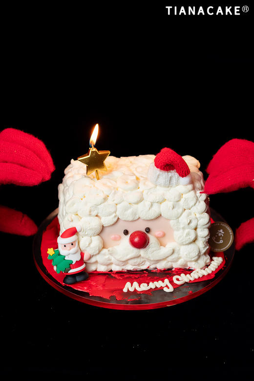 🌟圣诞限定｜圣诞老人🧑🏻‍🎄（五寸咸奶油蛋糕） 商品图1