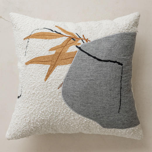 【3色可选】娜家中式高级抱枕45*45cm 商品图2