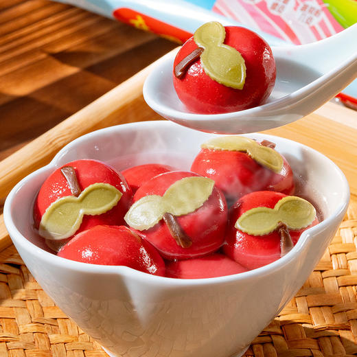 广州酒家 芝麻花生流沙汤圆两袋装大黄米苹安喜乐汤圆元宵甜品广式点心半成品懒人速食 商品图8