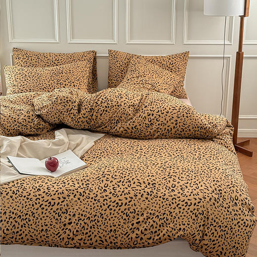 【天竺棉田园碎花四件套】印花针织四件套天竺棉四件套田园碎花卡通床品套件 商品图13