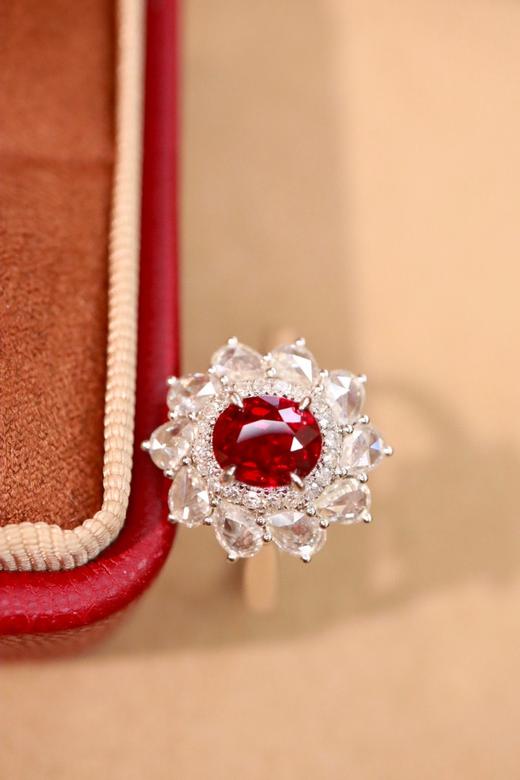 1.02ct刻面红宝石戒指 商品图0