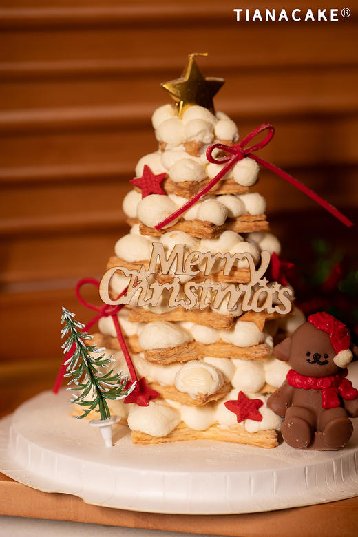 🌟圣诞限定｜星愿璀璨🎄（五寸加高拿破仑塔） 商品图1