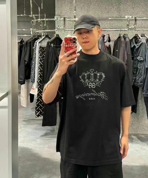 B家 皇冠烫钻圆领短袖（JN） 商品图2