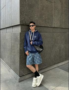 驴家 绳结绣花连帽卫衣（JN）