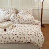 【天竺棉田园碎花四件套】印花针织四件套天竺棉四件套田园碎花卡通床品套件 商品缩略图6