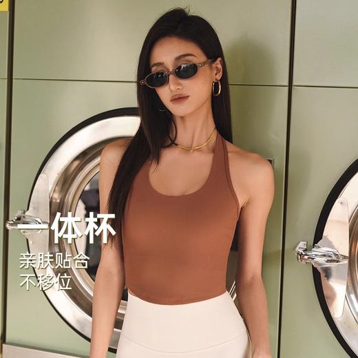 【147元任选3件】跃牌【蚂蚁运动】系列 运动文胸女背心式防震跑步性感瑜伽背心可拆胸垫X1037（活动产品，收货7天内支持退换） 商品图2