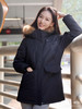 仅黑L一件 亏清不退 两棵树 纯圆正 女款极光羽绒服 炒鸡暖 大毛领灰鹅绒 扛风挡雨带收腰 商品缩略图0