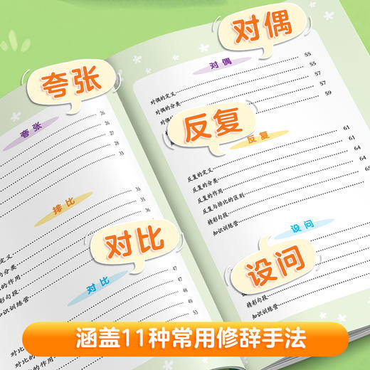 爱德少儿【小学生作文常备素材大全】修辞手法优美段落好篇积累扩写句子方法优秀范文作文专项训练思维导图写作提高技巧指导2025年新版 商品图9