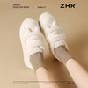 ZHR则则加绒厚底棉鞋魔术贴圆头女鞋毛毛鞋冬季新款ins百搭休闲鞋 商品缩略图8