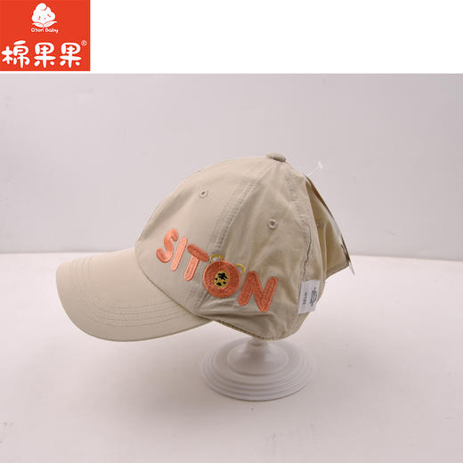 棉果果春秋新品男童女童白色百搭棒球帽M304400400022 商品图3