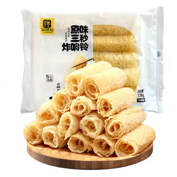 伴晓仙响铃卷130g 三秒炸响铃黄金豆卷油炸腐皮卷螺蛳粉火锅食材 /粮油调味 /南北干货 /干菜类 商品图6