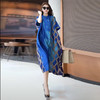 雀说阔太太高端高贵气质连衣裙夏季新款宽松时尚连衣裙AL8391H 商品缩略图2