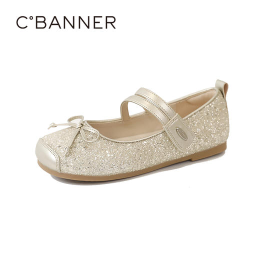 千百度童鞋亮片水晶/水钻鞋新款单鞋洋气可爱玛丽珍鞋女气质百搭A25197762 商品图0