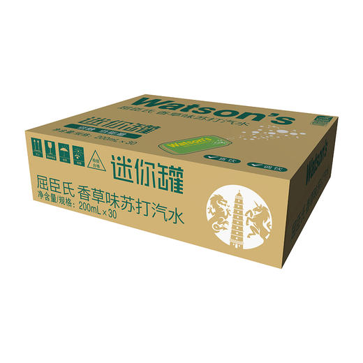 屈臣氏苏打汽水香草苏打200ML*30 商品图2