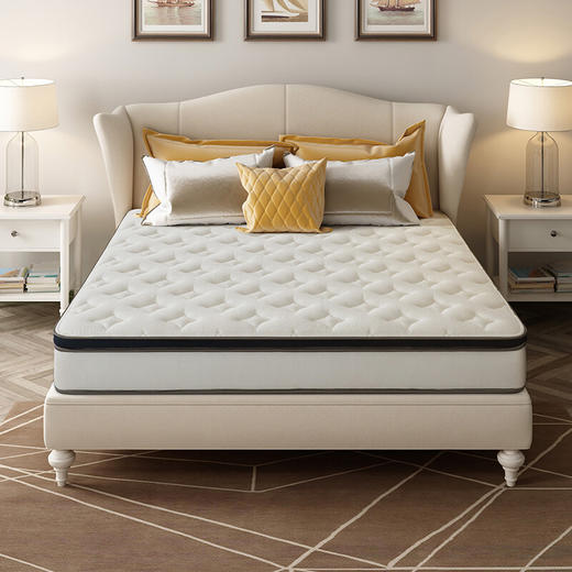 喜临门床垫 乳胶椰棕床垫 独袋弹簧 软硬两用双面睡感 24cm 云寝8124 双面软硬两用床垫1800*2000（1500*2000） 商品图1