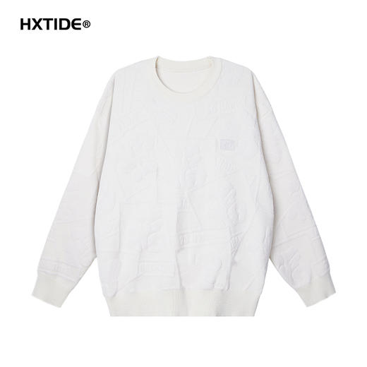 【断码清仓】HX 冬季圆领毛衫新年氛围款S107444304101 商品图5