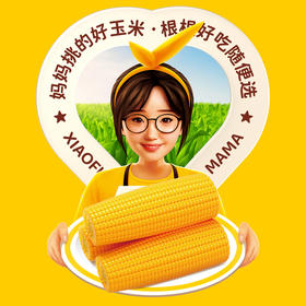 小夫妈妈东北有机玉米 黄糯&花糯玉米 软糯香甜 有机认证 非转基因!