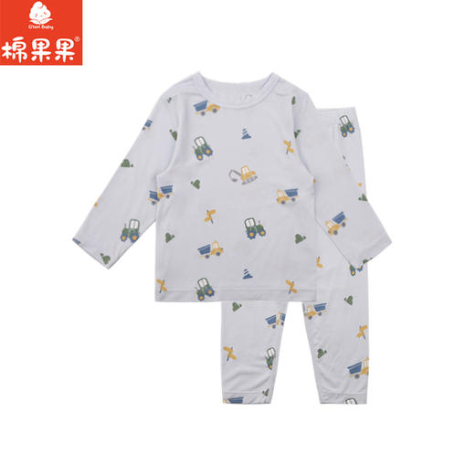 棉果果春季新品商场同款男童莫代尔套头套装M111302425027 商品图1