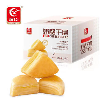 友臣奶酪千层面包礼盒2斤整箱软面包年货礼盒办公室早餐休闲食品 商品图3