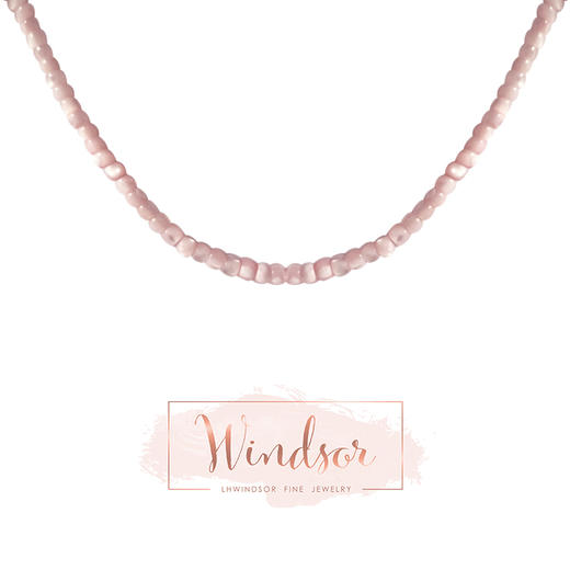 LHWINDSOR温莎珠 Fine Jewelry贝壳珠串项链白色粉色 商品图1
