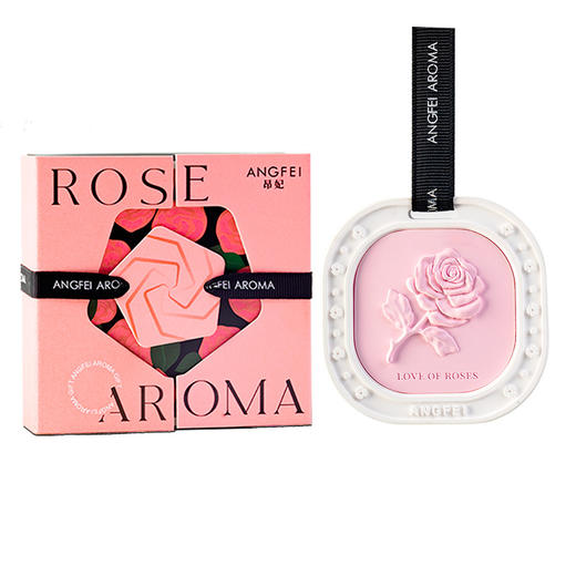 【趁现在，勇敢爱！】玫瑰香薰片车载 衣柜香氛挂件 扩香石膏 车内挂饰 伴手礼内搭 生日礼品-QQ 商品图4