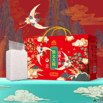 柴火大院 五常大米礼盒 10斤（东北大米 年货节礼盒 公司团购 2斤*5盒） /粮油调味 /米 /稻花香米 商品图1