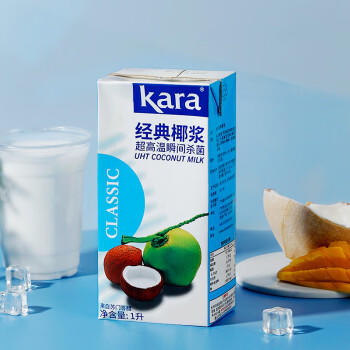 KARA经典椰浆1L椰汁西米露甜品烘焙原料水果捞生椰拿铁伴侣椰浆饭 /粮油调味 /烘焙原料 /饮品原料 商品图4