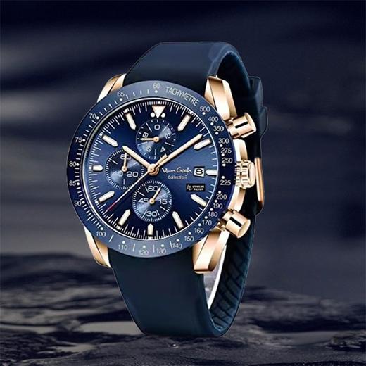 梵高(Vangogh) 星空幻想系列 男士胶带腕表 商品图4