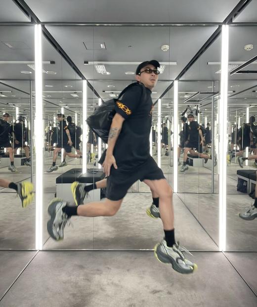 B家 火焰环印花运动短裤（JN） 商品图1