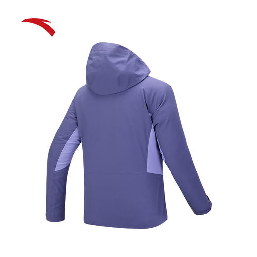 安踏硬壳冲锋衣女冬季新款户外防水徒步登山服外套上衣162517603 商品图1