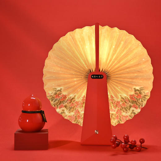 羽诗制造出品 瑞雪丰年·福禄瑞雪兆丰年折叠花灯葫芦香熏礼盒套装 商品图0