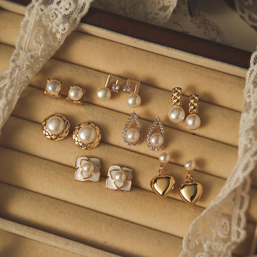 【品牌优选】【礼物，Manreya玛芮雅珍珠耳饰礼盒合集】淡水珍珠耳夹，精美礼盒包装，仪式感满满 商品图8