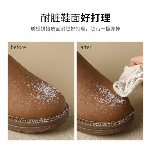 ZHR则则加绒保暖雪地靴真皮棉靴2024冬季新款防滑棉鞋运动休闲鞋 商品图4