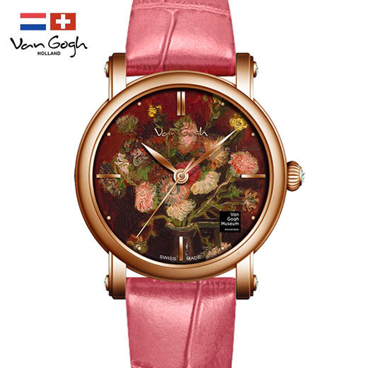 VAN GOGH 梵高女士手表 紫苑和夹竹桃 商品图4
