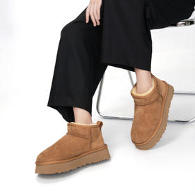 REREJOY 百搭时髦厚底雪地靴