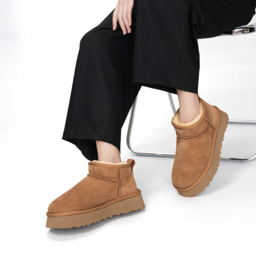 REREJOY 百搭时髦厚底雪地靴 商品图0