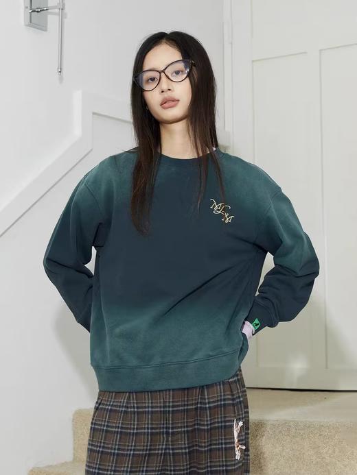 Mood Like Me/MWY2414/喷马骝工艺洗褪做旧刺绣卫衣 商品图0