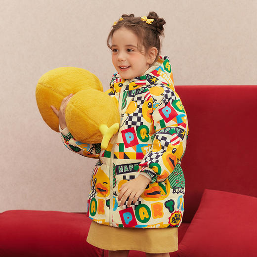 B.DUCK小黄鸭童装冬季男女童羽绒服90-130 BF5516060 商品图7